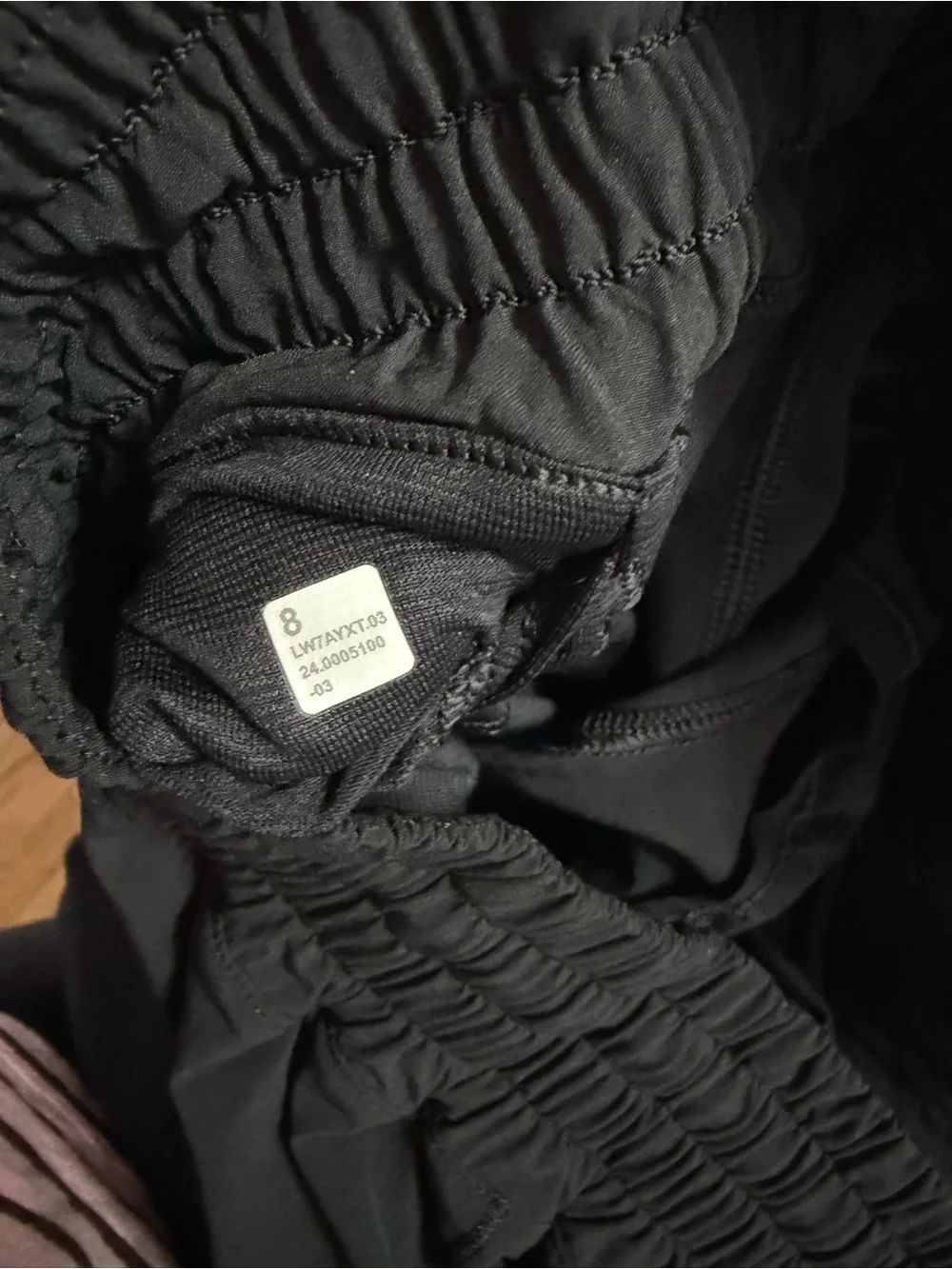 lululemon athletica Black Elastic-Waist Athletic Shorts